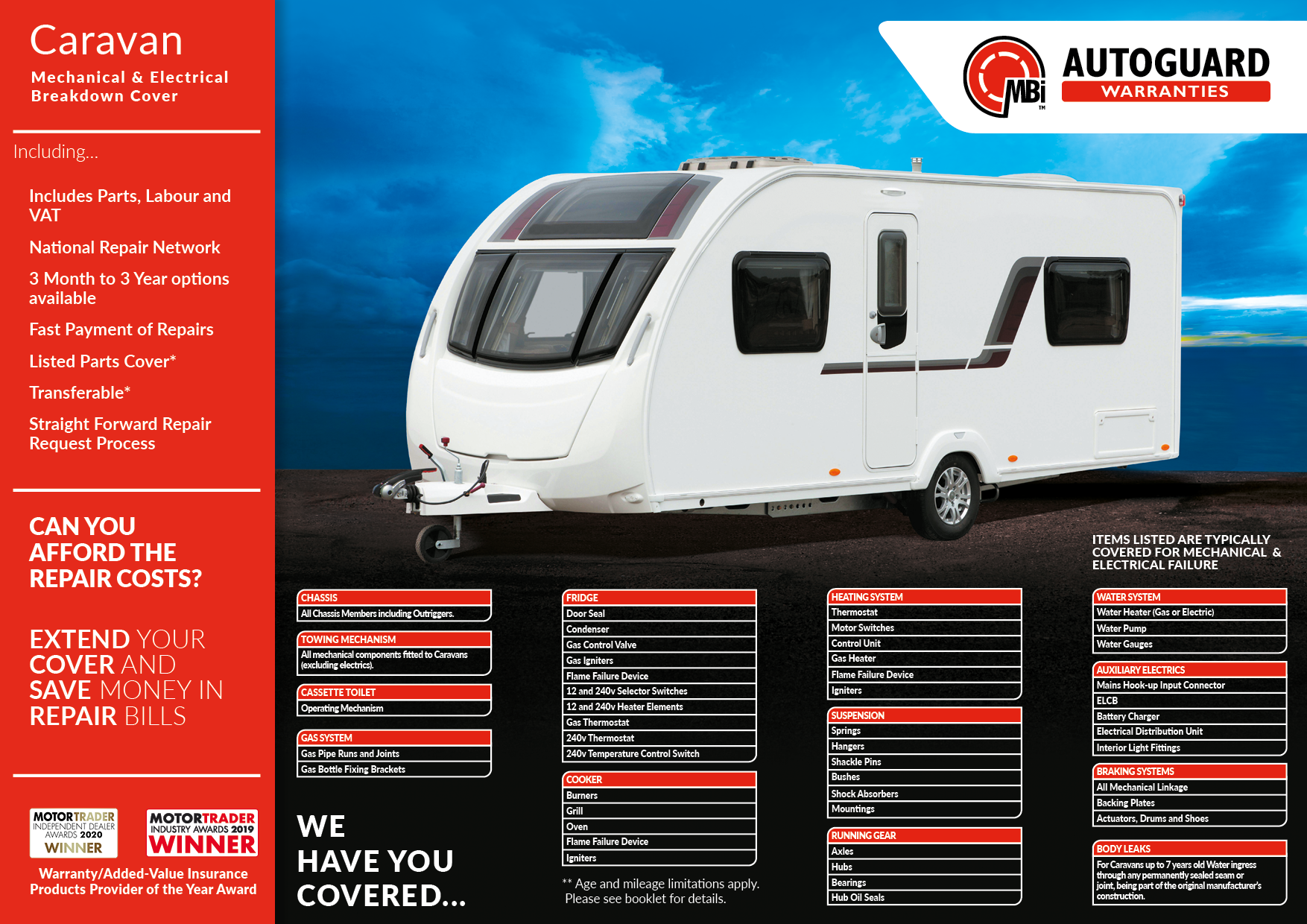 Autoguard Caravan with Roadside Recovery Warranty